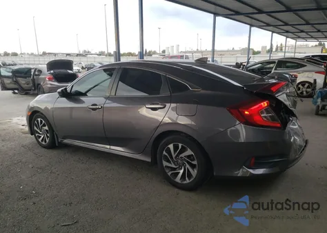 2018 Honda Civic Ex from USA, damaged, VIN 2HGFC2F77JH505596